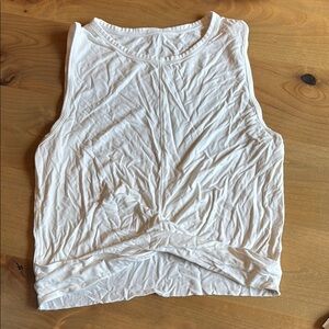 Alo twist front crop top